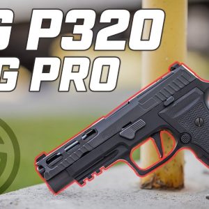 New: 80% SIG Sauer P320 AXG Pro Full Size Pistol Parts - 1 State Compliant Magazine