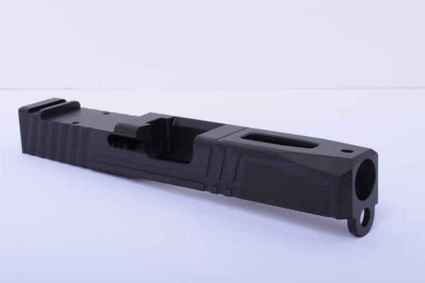 G19 9mm Gen 3 Top Window Hatch Cut Slide - Color Black